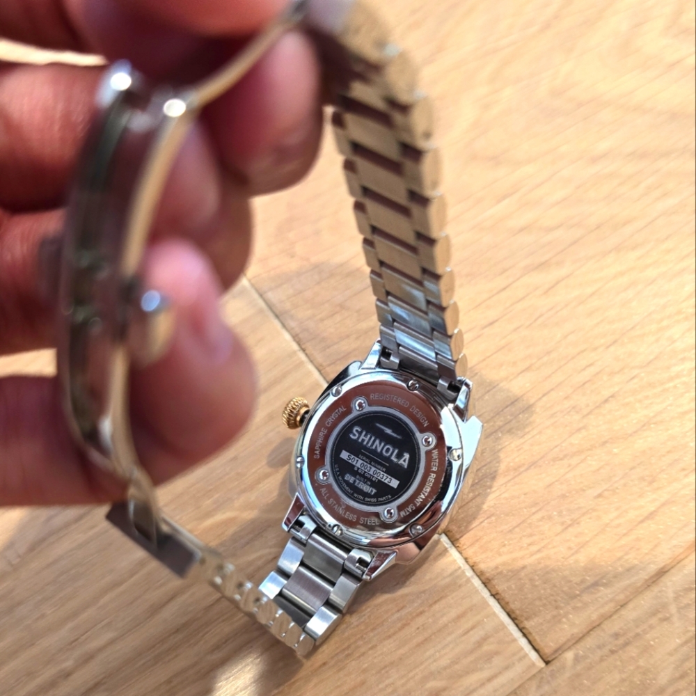 Shinola Two-Tone Stainless Steel Watch - Picture 3 of 5